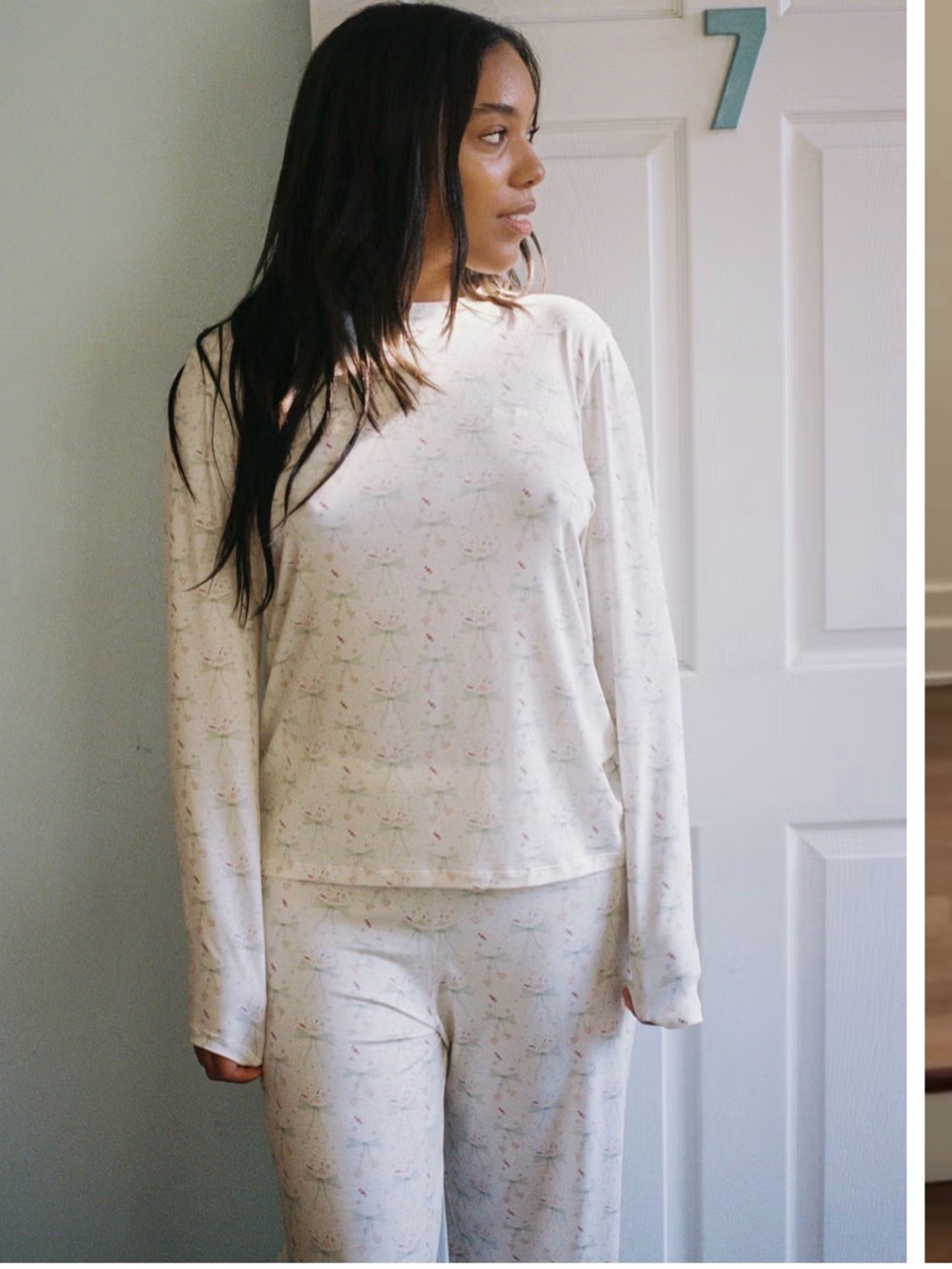 Djerf Avenue x Sofia Richie Grainge — Go Slow Holiday Pajama Set